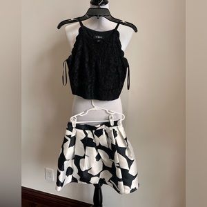 Amy Byer girls two piece evening set